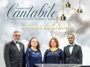 Cvartetul vocal „Cantabile”, în concert, miercuri, la Biserica catolică „Ioan Nepomuk”
