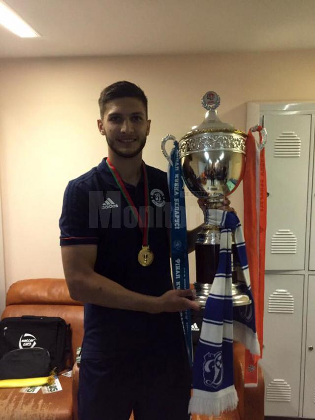 Adrian Avrămia a cucerit Cupa Belarusului cu Dinamo Brest