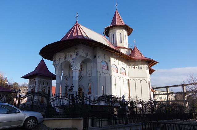 Biserica „Sfânta Treime” din municipiul Suceava unde a slujit preotul Viorel Sidoriuc până în data de 1 ianuarie 2018