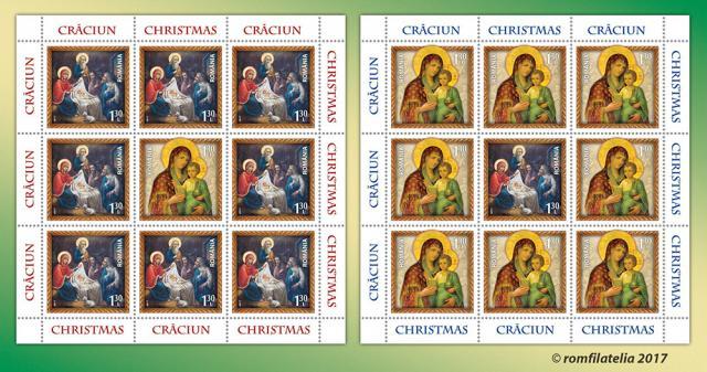 Emisiunea de mărci poştale „Crăciun 2017”