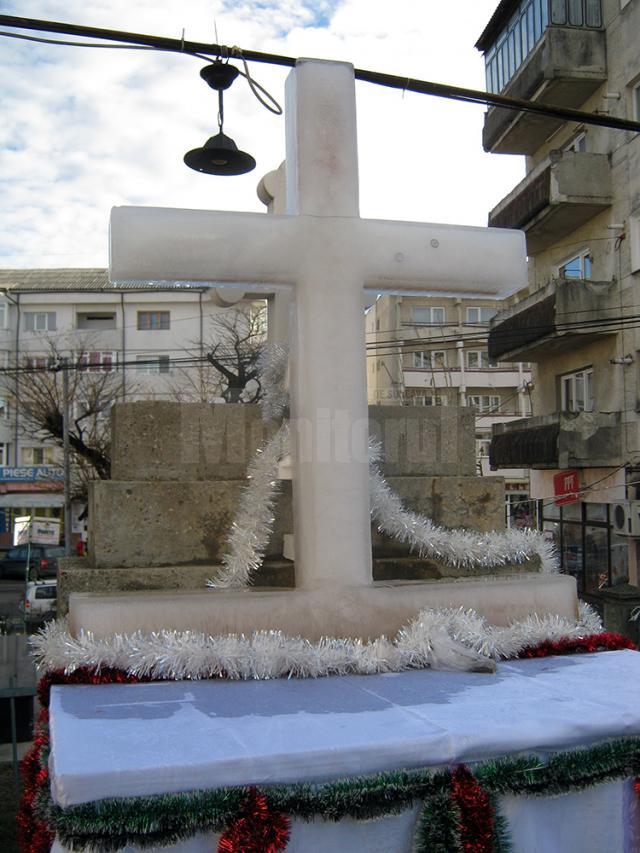 Singurul lăcaş de cult unde a existat cruce de gheaţă a fost Biserica “Sfântul Ilie”