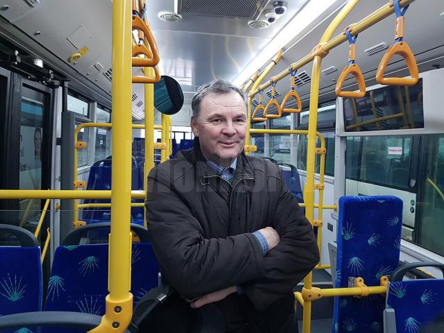 Călătorii gratuite cu un autobuz electric modern, în municipiul Suceava