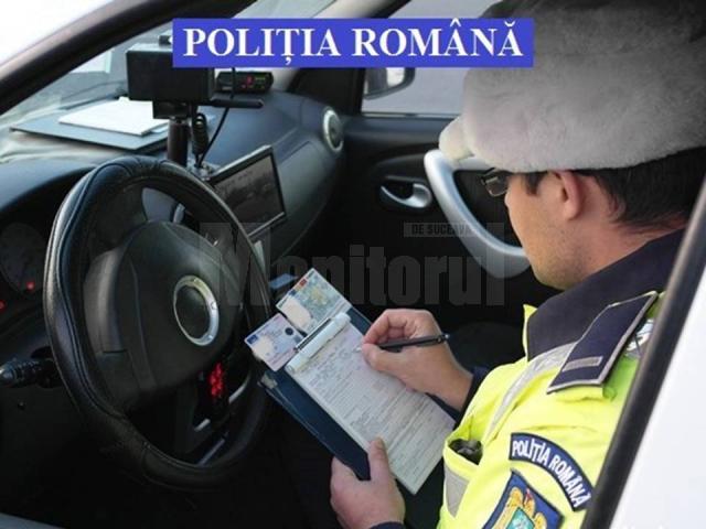 Amenzi de aproape 10.000 de lei date de poliţişti, într-o singură zi, la Solca, Cajvana și Milișăuți