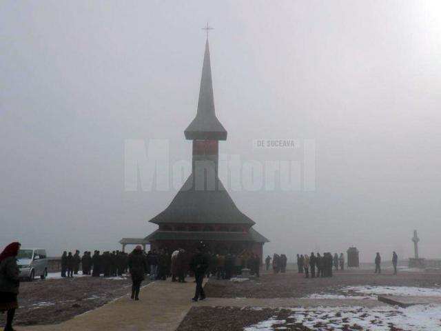 Biserica de lemn din Suha era ridicată în stil arhitectonic maramureşean