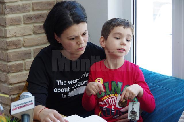 Daniela Coman și fiul ei, Mihnea