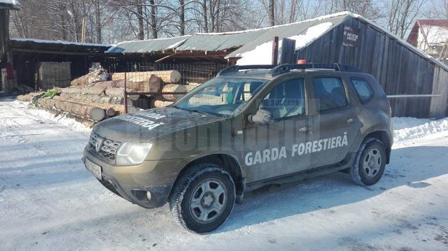 Mașină a Gărzii Forestiere Suceava