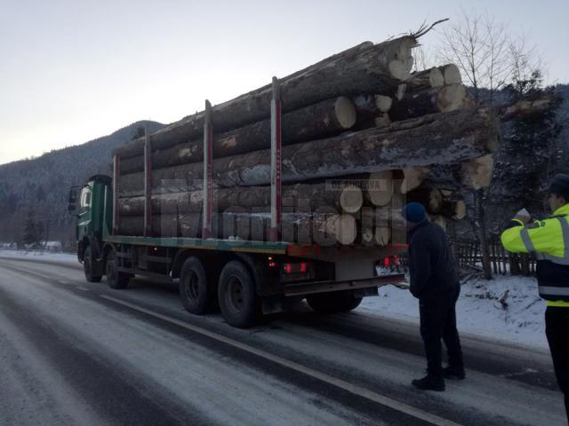 Sancţiuni de peste 20.000 de lei aplicate de Garda Forestieră, în urma controalelor la transportul materialelor lemnoase