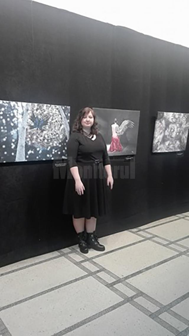 ”Poveşti de suflet”, 23 de lucrări de grafică digitală realizate de Diana Dimitriu, la Galeria de artă a USV