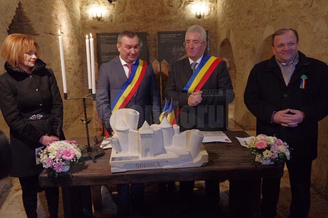 Primarii din Suceava și Soroca au semnat un acord de înfrăţire între cele două municipii