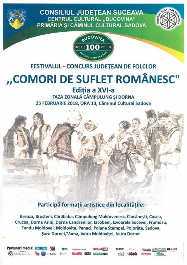 Festivalul - Concurs Județean de Folclor "Comori de suflet românesc", ediția a XVI-a