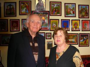 Soţii Alina Andruhovici şi Filon Lucau. Foto: Ziarul Lumina