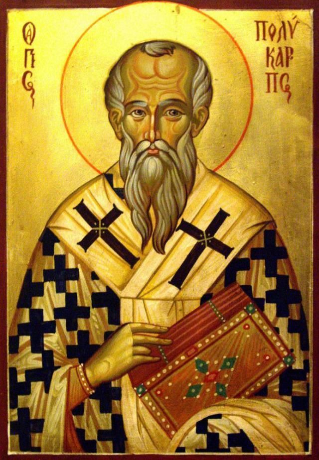 Sfântul Sfințit Mucenic Policarp, episcopul Smirnei