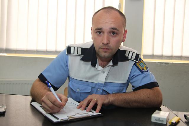 Poliţistul rutier Marius Scutariu