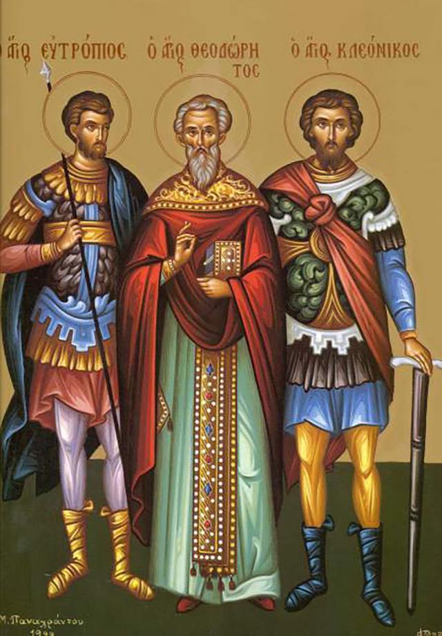 Sf. Mc. Eutropie, Cleonic şi Vasilisc