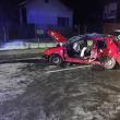 Accident violent pe o stradă din Suceava, cu o maşină condusă ca la cursele de viteză