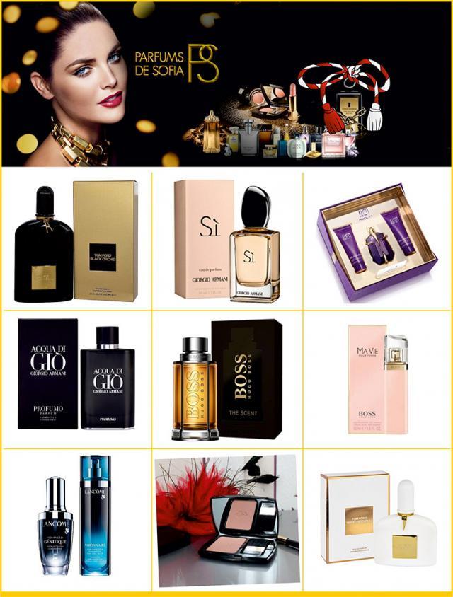 Parfumuri de lux din rețeaua de magazine Parfums de Sofia