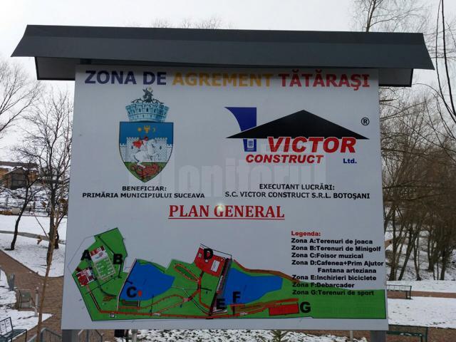 Zona de agrement Tătărași va fi inaugurată pe 1 Mai