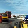 Asfaltări la rece, pentru astuparea gropilor, pe principalele două drumuri naţionale din Suceava