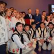 Fotografie de grup împreună cu preşedintele Poloniei