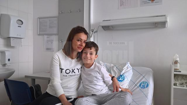 Tatiana și Eduard Lițcan, la Centrul de Epilepsie “Nord-Est Carpatic”al spitalului din Suceava