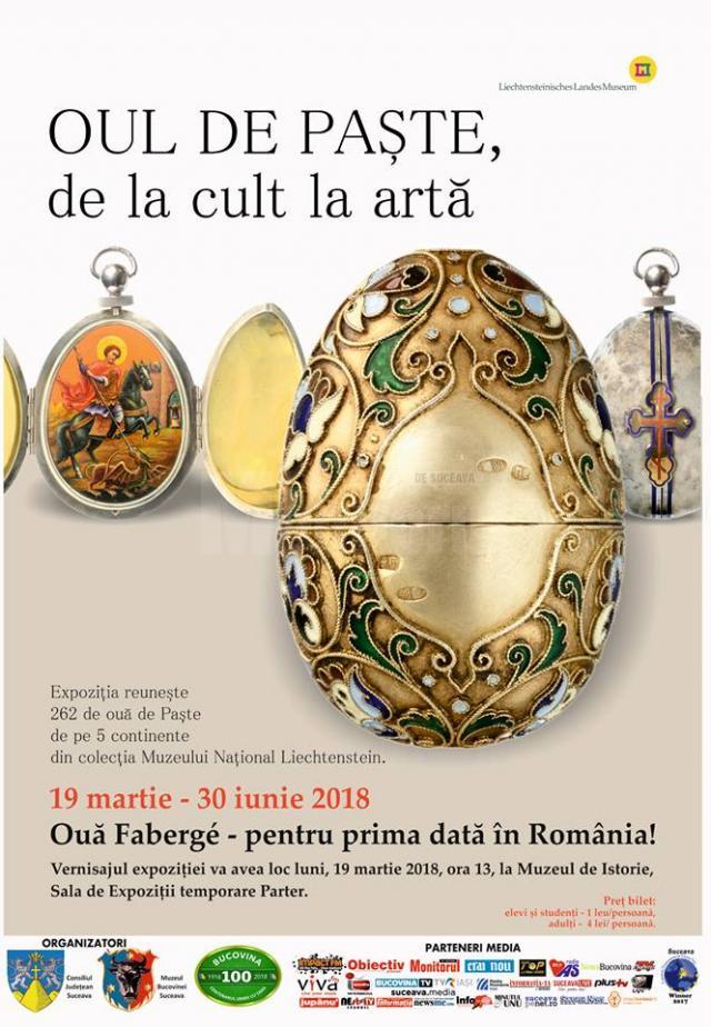Celebrele ouă Fabergé, la Muzeul de Istorie Suceava