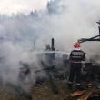 Intervenție grea a pompierilor, la Brodina