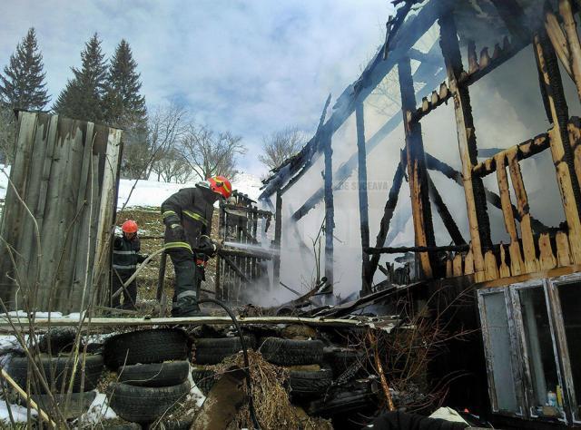 Un incendiu a făcut pagube într-o gospodărie din Panaci