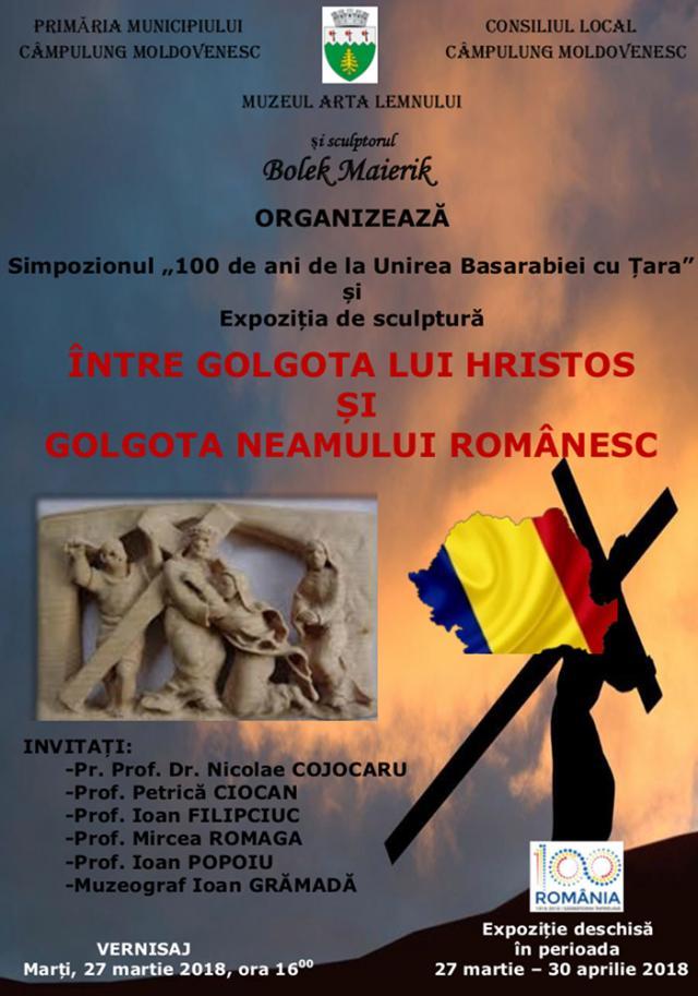 La Muzeul Arta Lemnului din Câmpulung Moldovenesc va fi organizat un seminar la împlinirea a 100 de ani de la unirea Basarabiei cu Țara