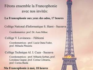 Spectacol amplu dedicat francofonilor suceveni, la Biroul Francez