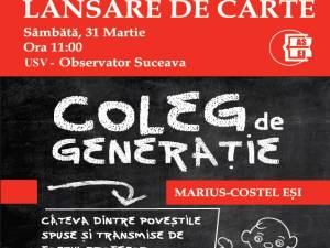Universitarul Marius Costel Eşi lansează „Coleg de generaţie”, vol. I