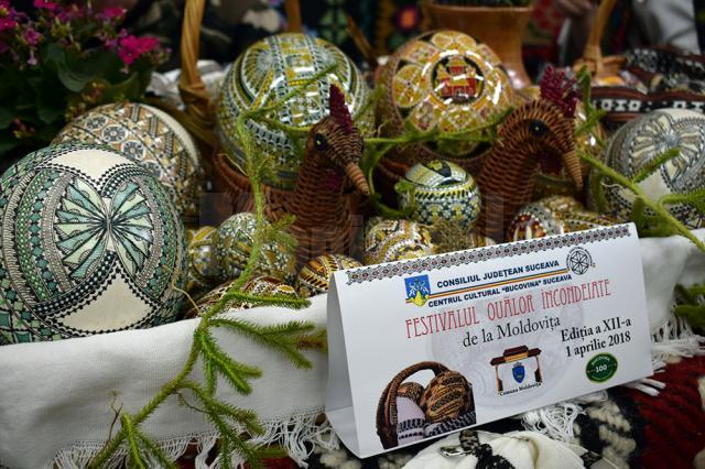 La Moldoviţa, ediţia a XII-a a Festivalului Ouălor Încondeiate