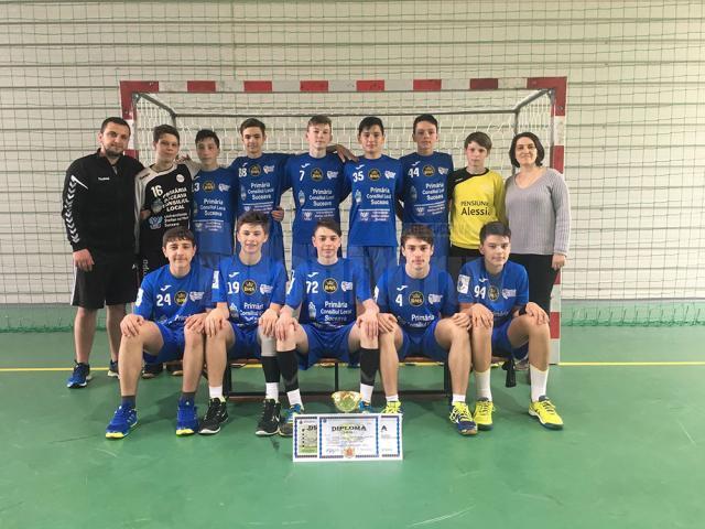 Echipa de handbal a Şcolii "Ion Creangă" Suceava s-a calificat în finala naţională a Olimpiadei Gimnaziilor