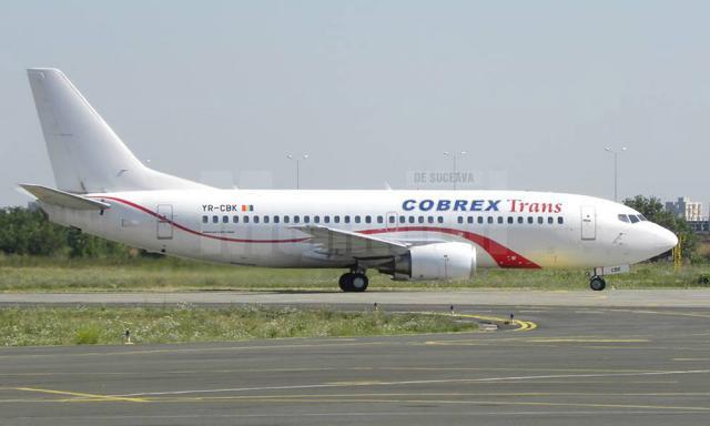Cobrex Trans a început vânzarea biletelor de avion pentru zborurile din Suceava către Madrid și Bucureşti