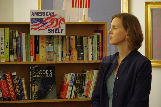 „American Shelf”, în prezența adjunctului șefului Misiunii Diplomatice a SUA în România, Abigail Rupp