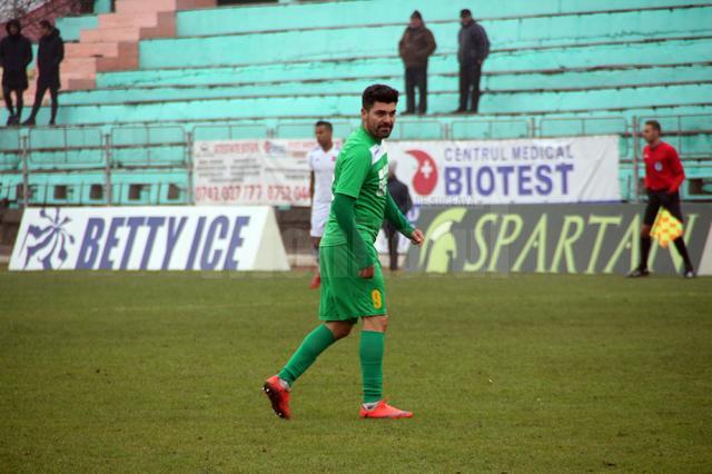 Golgeterul Marius Matei a înscris golul de onoare al Forestei, din penalty