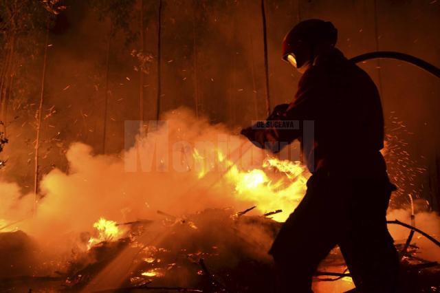 Pompierii au reusit sa lichideze incendiul cu pericol de propagare in jur