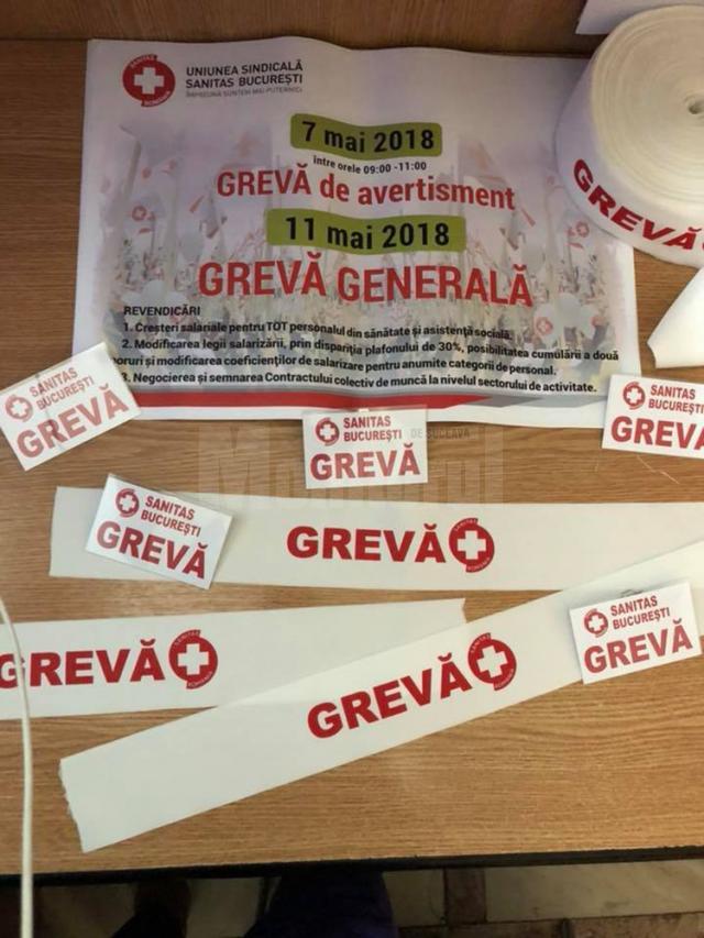 Grevă de avertisment, între orele 9.00-11.00, în toate spitalele din judeţul Suceava