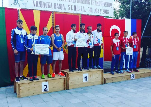 Echipa României a câştigat argintul la Campionatul Balcanic de Alergare Montană