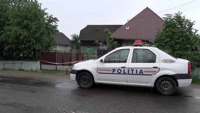 Poliţiştii au securizat imediat casa