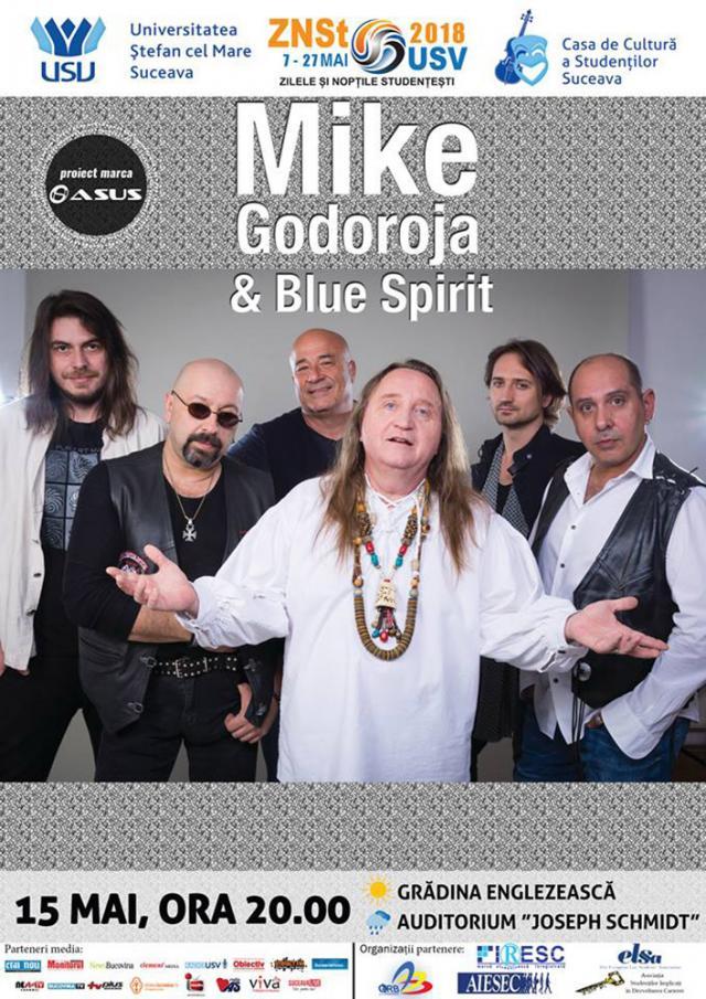 Mike Godoroja & Blue Spirit concertează la Suceava