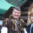 Primarul de Frasin, Marinel Balan, și prefectul de Suceava, Mirela Adomnicăi, la Bucșoaia