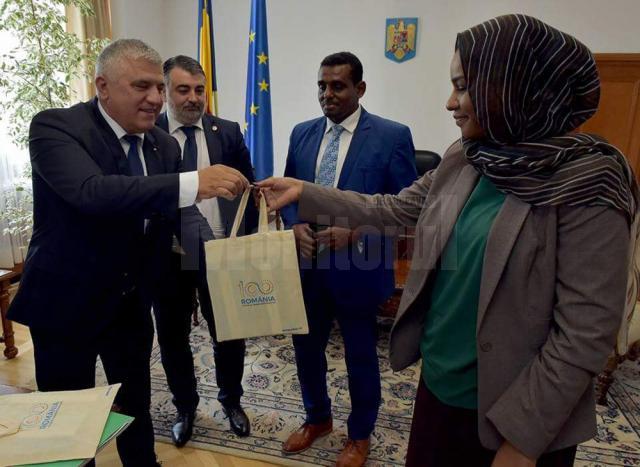 Dumitru Mihalescul a avut o întâlnire oficială cu reprezentanții Republicii Sudan la București