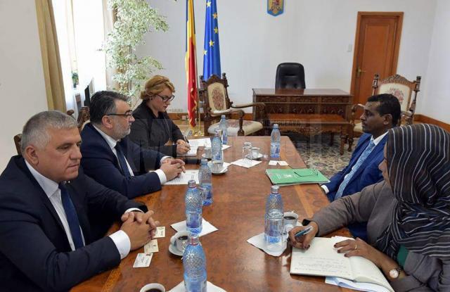Dumitru Mihalescul a avut o întâlnire oficială cu reprezentanții Republicii Sudan la București