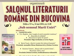 Salonul literaturii române din Bucovina, ediţia a XV-a