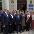 Autorităţile judeţene și locale au participat la dezvelirea unei plăci aniversare "Centenarul Marii Uniri" pe faţada Primăriei Rădăuți