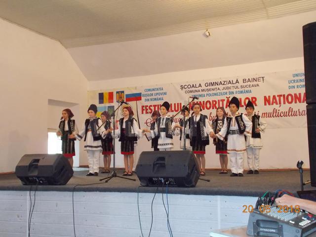 Festivalul „Spațiul bucovinean – buchet de valori multiculturale”, organizat de Școala Gimnazială Baineț