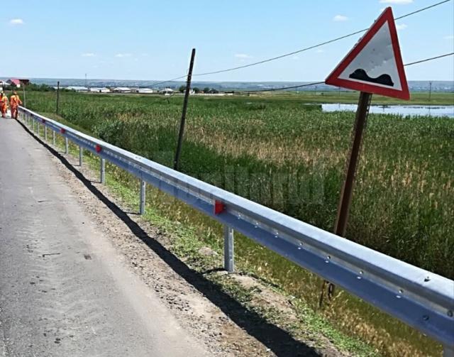 Pentru anul 2018 există cadru legal pentru montarea în județul Suceava a peste 9.000 metri liniari de parapet