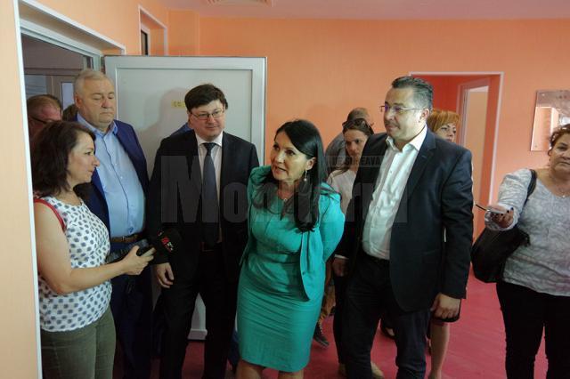 Sorina Pintea a inspectat şantierul noului spital din Fălticeni