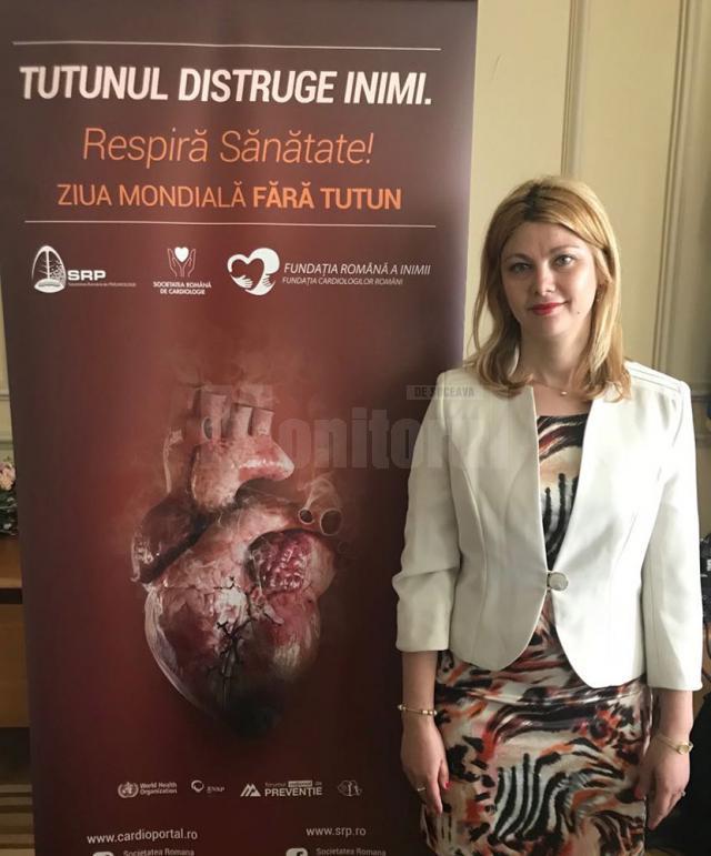 Deputatul Maricela Cobuz susţine legislaţia împotriva fumatului