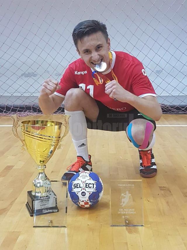 Claudiu Lazurcă a fost desemnat cel mai bun inter stânga și golgheterul turneului final